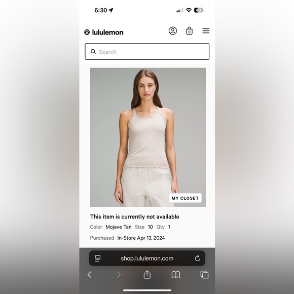 Lululemon Ribbed Tank Tops - Picture 3 of 4